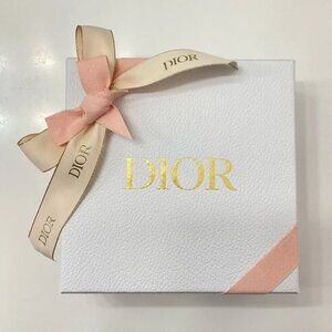 DIOR Limited Edition White Gift Box, Pink Ribbon and White Tissue - Brand New